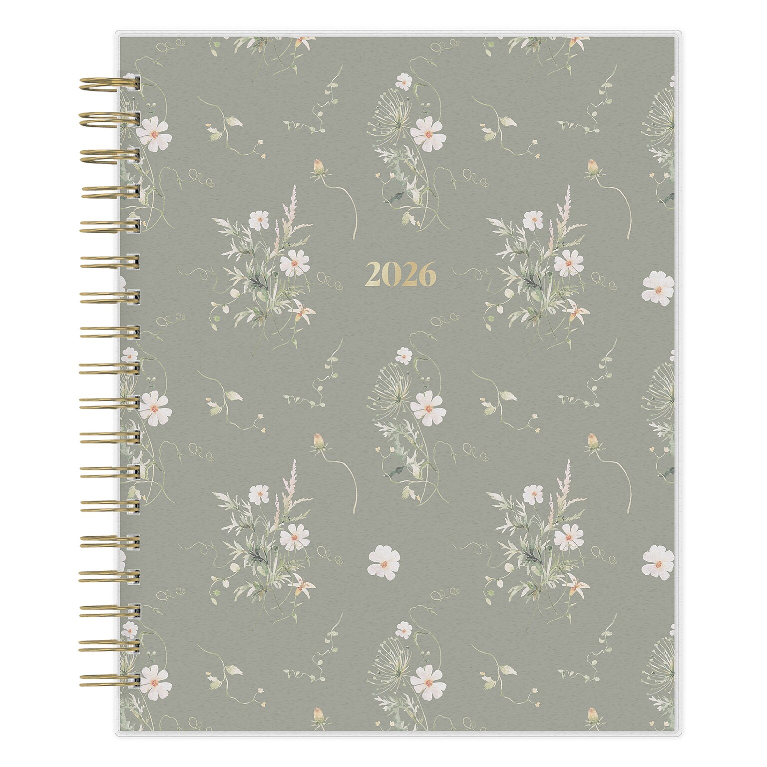 2026 Blue Sky The Everygirl Rue 8 x 10 Calendar Year Daily & Monthly Planner, Plastic Cover, Olive (152789)