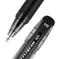 uni Jetstream 101 Ballpoint Pens, Medium Point, 1.0mm, Black Ink, Dozen (1768011)