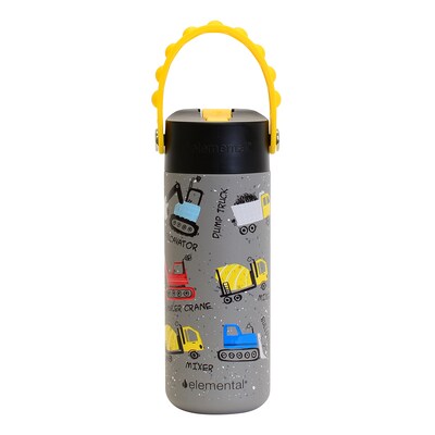 Elemental Core Pop Stainless Steel Double Wall Insulated Water Bottle, 18 oz., Construction (EMLEBC18CN28P)