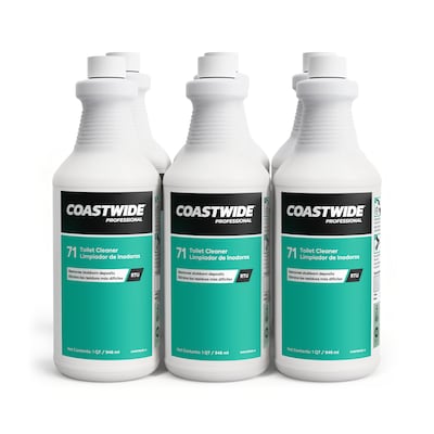 Coastwide Professional Toilet and Urinal Cleaner 71, 0.95L, 6/Carton