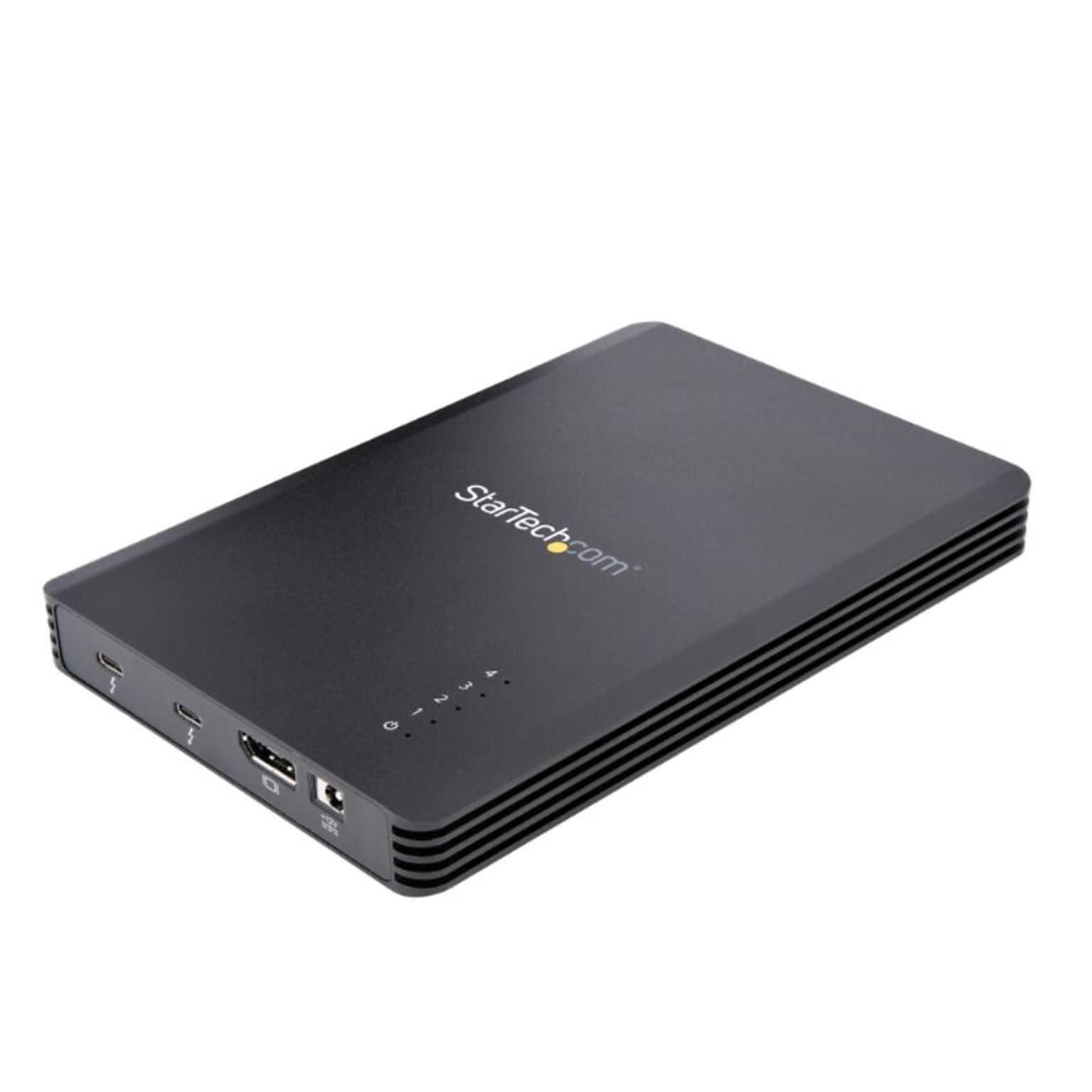 StarTech M.2 Thunderbolt External Hard Drive Enclosure, SSD, Black (M2E4BTB3)