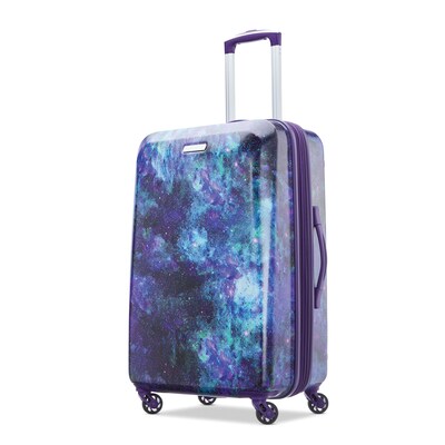 American Tourister Moonlight 27.55 Hardside Cosmos Suitcase, 4-Wheeled Spinner, Cosmos (92505-6418)