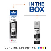 Epson T522 Black Ultra High Yield Ink Bottle  (T522120-S)