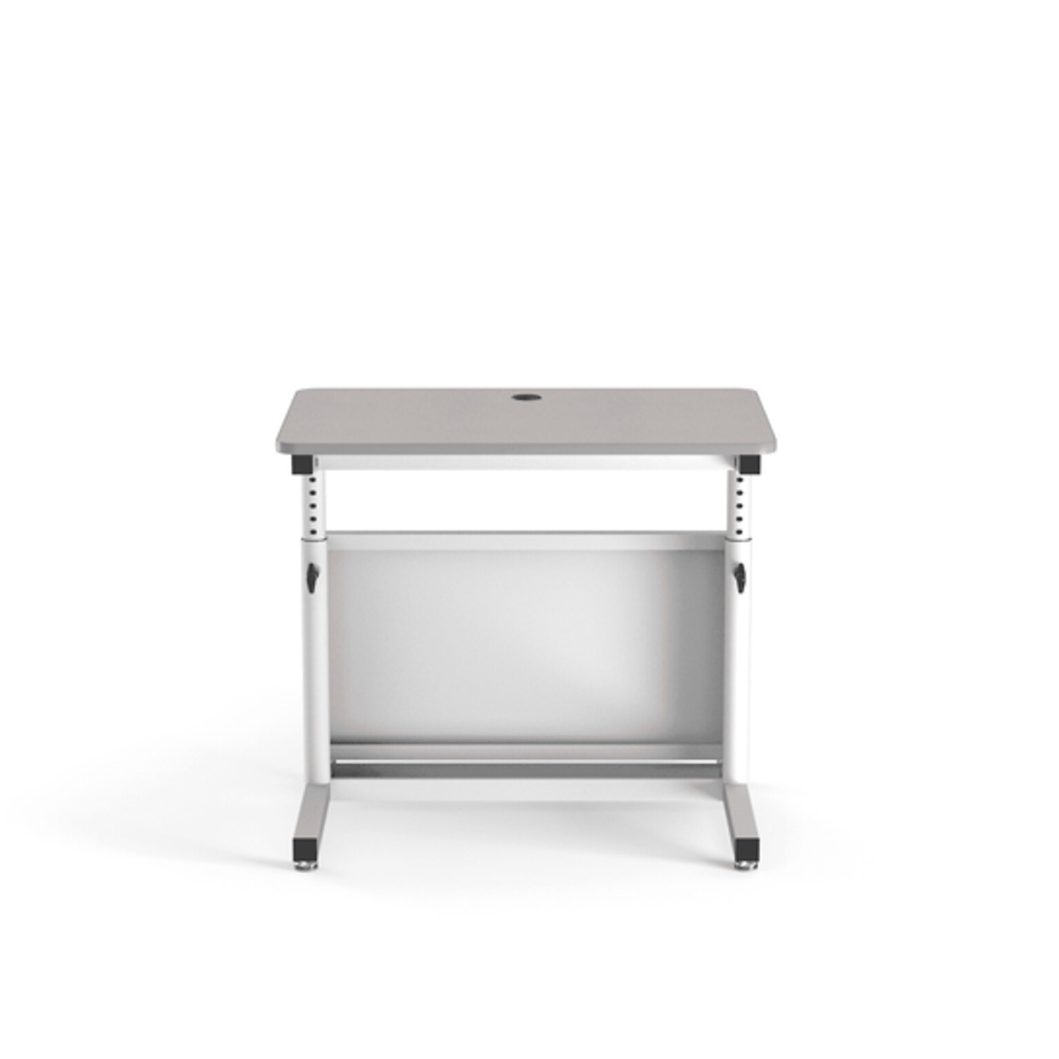VersaDesk Deluxe 36W Manual Adjustable Standing Computer Table, Gray/White (CTL3624-WG)