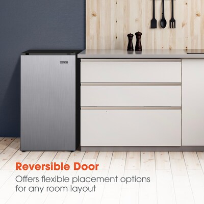 Magic Chef Adjustable Temperature Control Refrigerators, Stainless Steel (HMAR33SE)