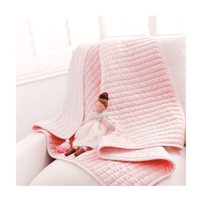 Baby Crane Parker Quilted Blanket, Pink (BC-100QB)