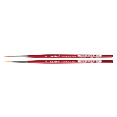da Vinci COSMOTOP-SPIN Mixed Media Synthetic Bristle, Rigger Brushes, 2/Pack (DVXVA1280N3-2)