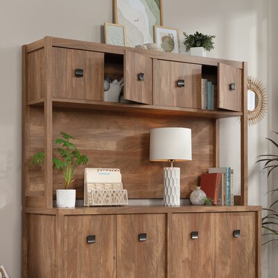 Sauder Cannery Bridge 66"W Desktop Hutch, Sindoori Mango (429512)