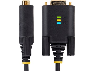 StarTech USB Type A to DB9 RS232 Adapter Cable, Male to Female, Black (1P3FFCB-USB-SERIAL)