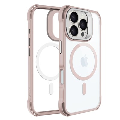SaharaCase Venture-X MagSafe Phone Case for iPhone 16 Pro, Shock Absorbing, Desert Rose (CP00671)