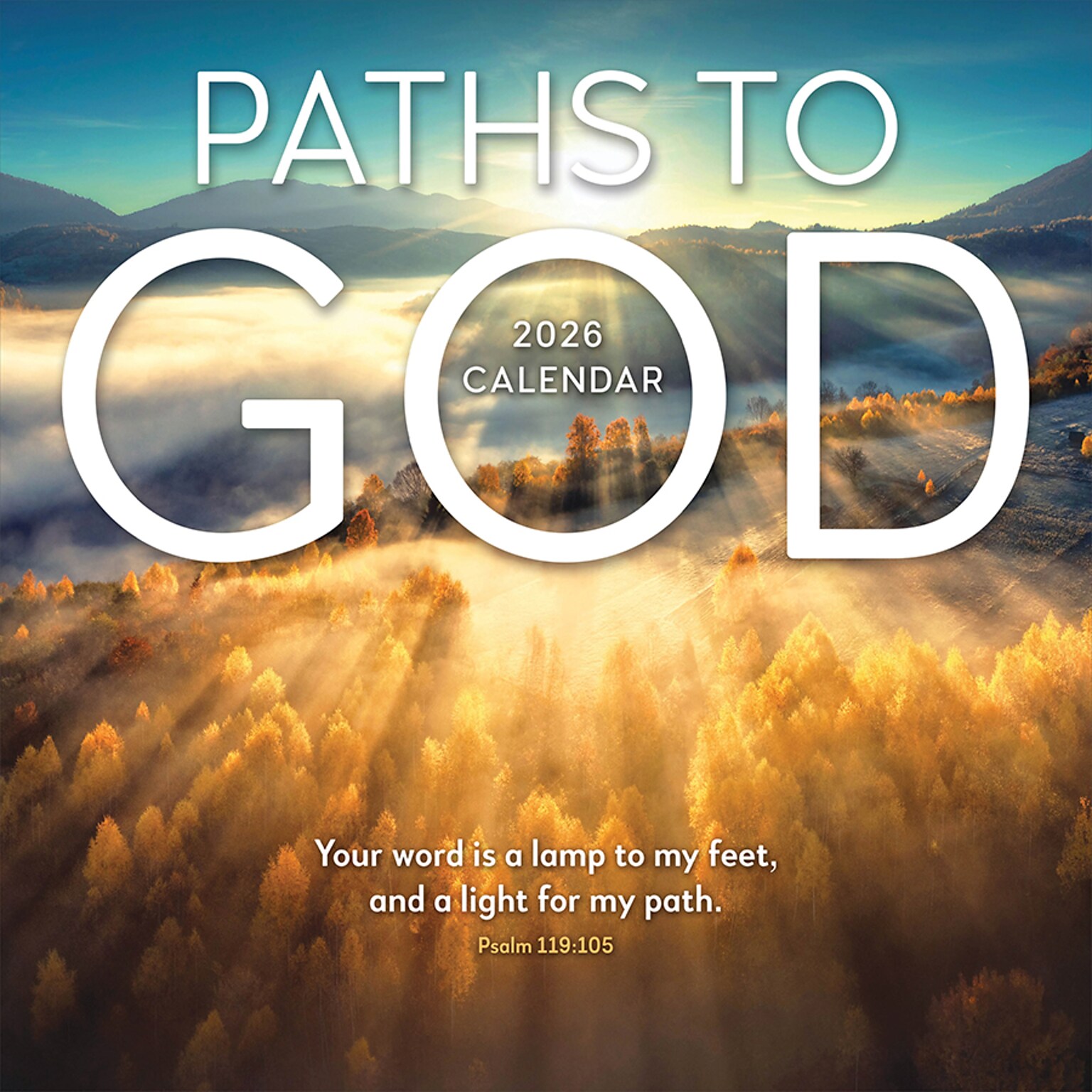 2026 TF Publishing Paths to God 12 x 12 Monthly Wall Calendar (26-1022)