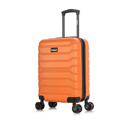 InUSA Trend 20.5 Hardside Carry-On Suitcase, 4-Wheeled Spinner, Orange (IUTRE00S-ORA)