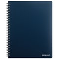2024-2025 Staples 8 x 11 Academic Weekly & Monthly Appointment Book, Plastic Cover, Navy (ST60358-