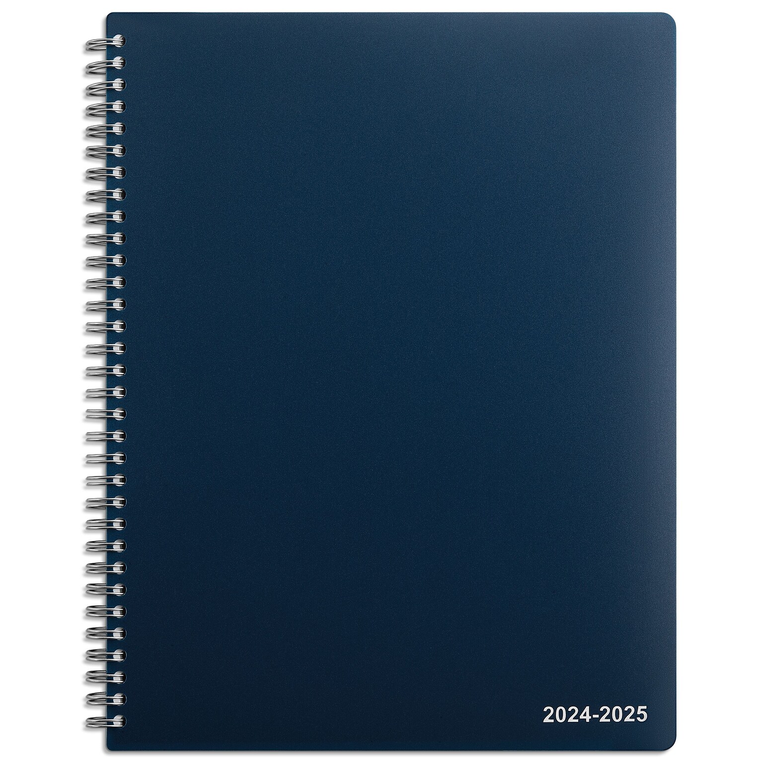 2024-2025 Staples 8 x 11 Academic Weekly & Monthly Appointment Book, Plastic Cover, Navy (ST60358-23)