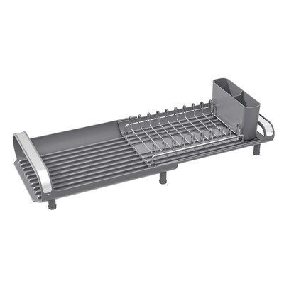 Better Houseware Steel Dish Racks, Gray/Silver (BTH3426)