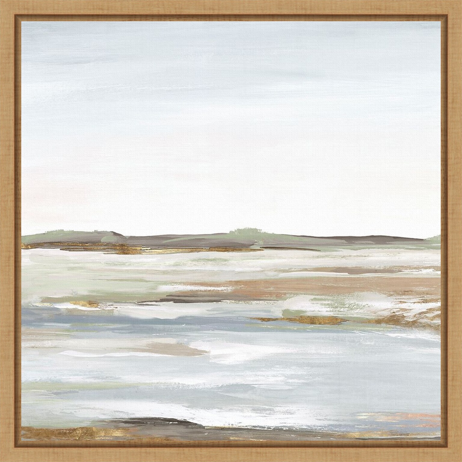 Amanti Art Vastness I (Landscape) by Eva Watts Framed Canvas Wall Art Print, 16 x 16 (A42675376581)