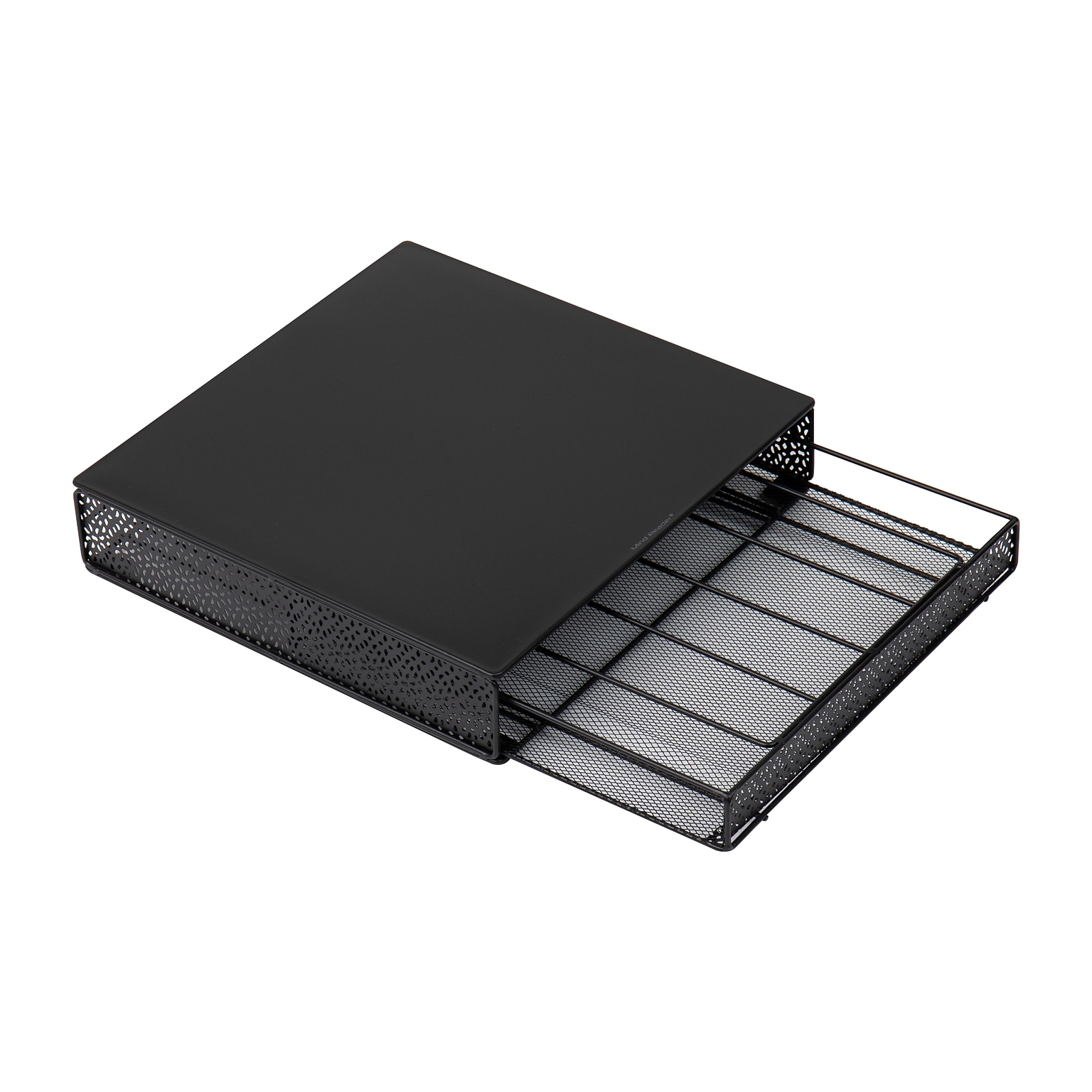 Mind Reader Metal Single Serve Coffee Pod Drawer, 36 Pod Capacity, Black (MTRAY-BLK)