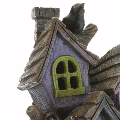 National Tree Company 6" Purple Haunted House with LED Light (PG11-FJ60415-1)