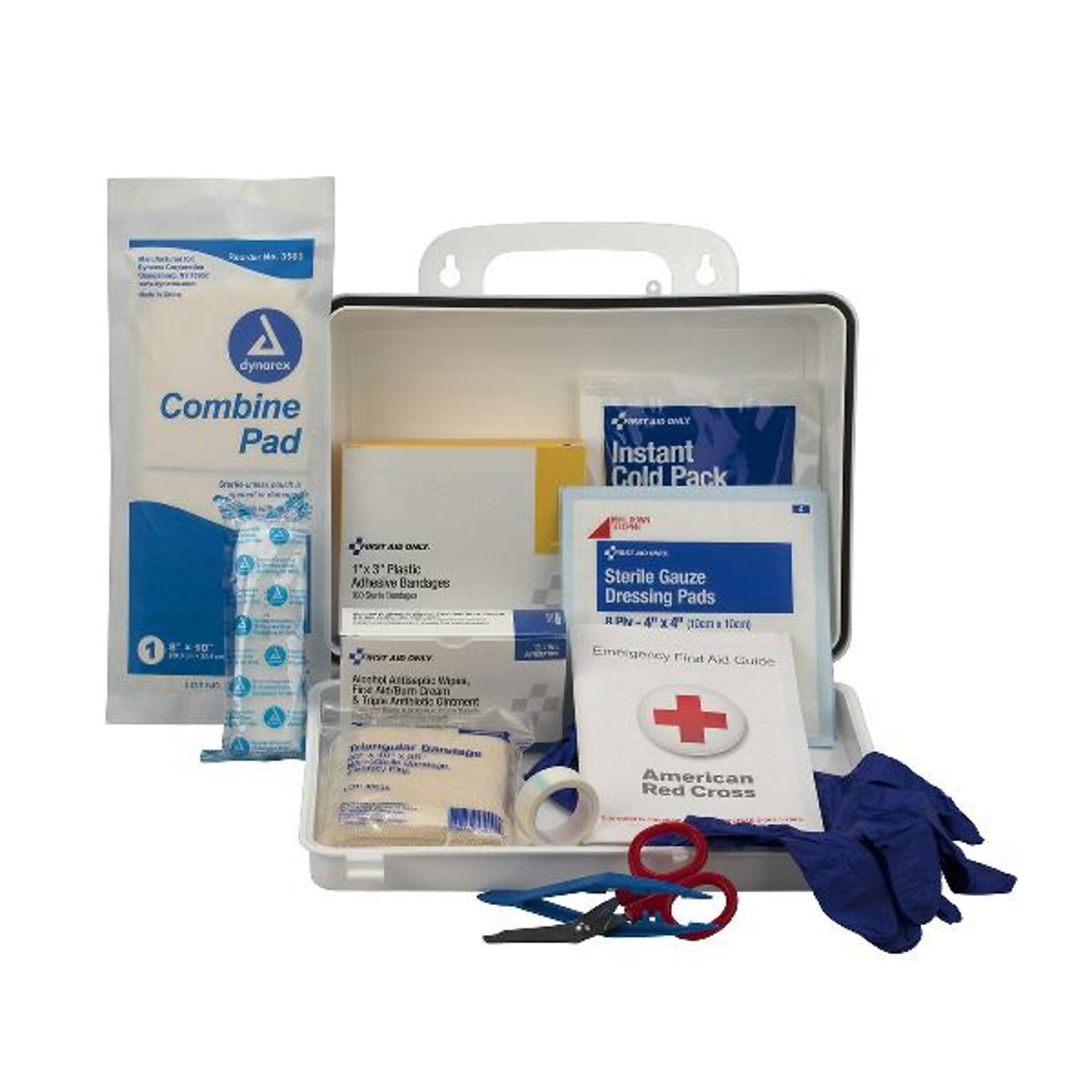 Pac-Kit Weatherproof Plastic First Aid Kit, 76 pieces, #10 (579-6410)
