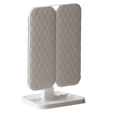 LAX Triple Vanity Miror with Lights, White