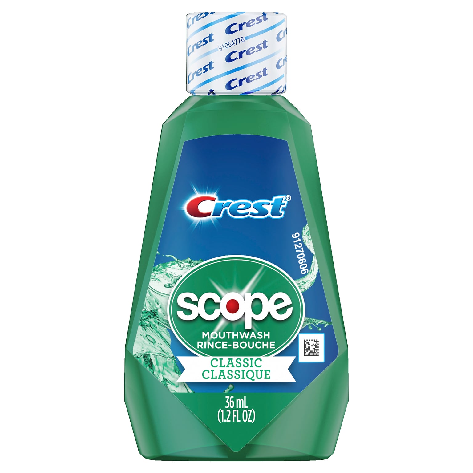 Crest Scope Classic Mouthwash, 1.2 oz, 180/Carton (136701)