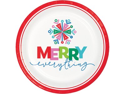 Creative Converting Merry Everything Christmas Party Kit, Assorted Colors (DTC8338E2A)