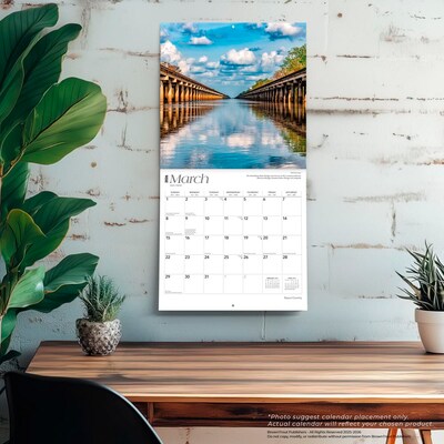 2026 BrownTrout Bayou Country Louisiana Places 12" x 12" Monthly Wall Calendar (9798330702336)