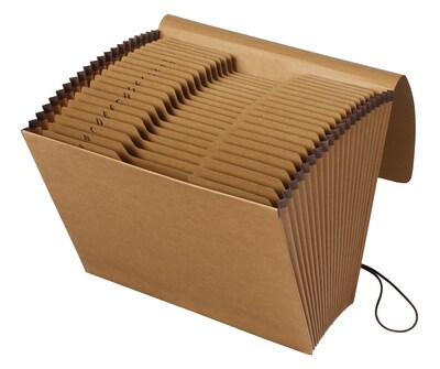 Esselte Pendaflex A-Z Index Expanding Files Reinforced Kraft, 21 Pockets, Letter Size, Brown (K17AOX)