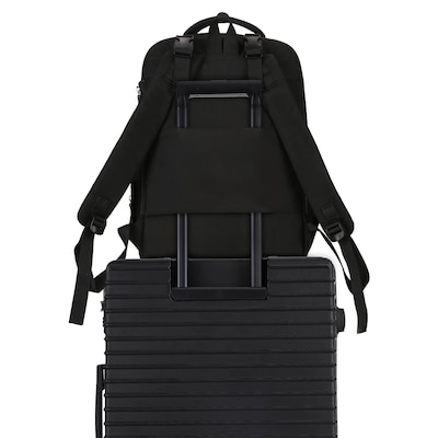 DUKAP Baby Pro Expandable Diaper Backpack, Large, Black (BDKBAB17BLK)