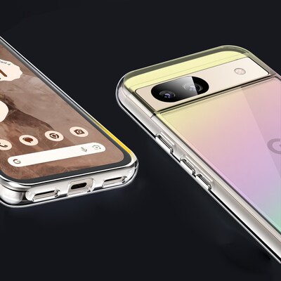 SaharaCase Inspire Series Phone Case for Google Pixel 8a, Shock Absorbing, Transparent Gradient (CP00570)