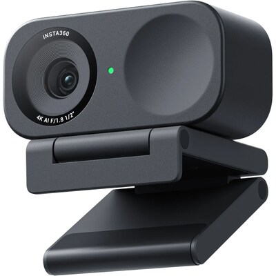 Insta360 Link 2C HD 4K WebCam, Magnetic Mounted, Black (CINSABNA)