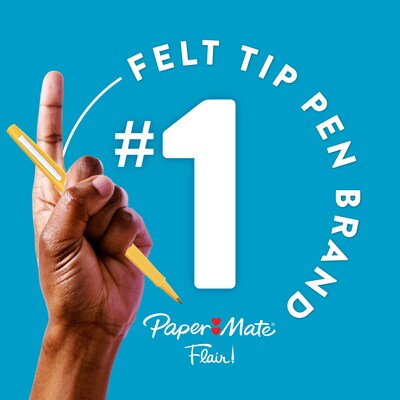 Paper Mate Flair Felt Special Edition Pens, Fine Point, 0.7mm, Assorted Ink Colors, 24/Pack (2243088)