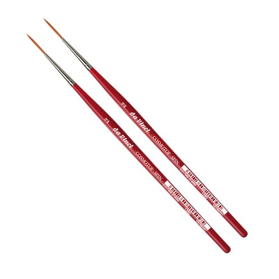 da Vinci COSMOTOP-SPIN Mixed Media Synthetic Bristle, Rigger Brushes, 2/Pack (DVXVA12802-2)