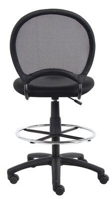 Boss® Mesh Drafting Stool; Black