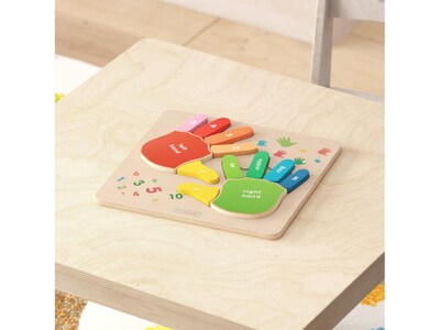 Flash Furniture Bright Beginnings STEM Hand Counting Learning Puzzle Board (MK-MK01733-GG)