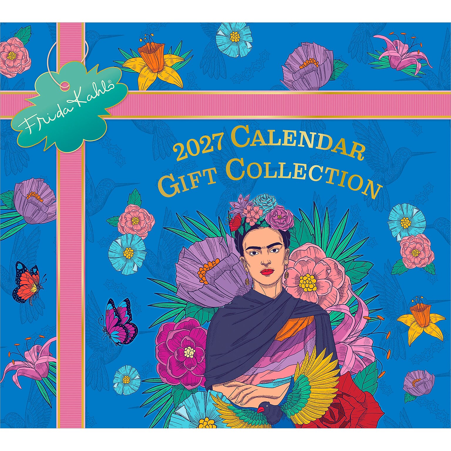 2027 BrownTrout Frida Kahlo 14.25 x 13 Monthly Calendar, Assorted Colors (9798330716173)