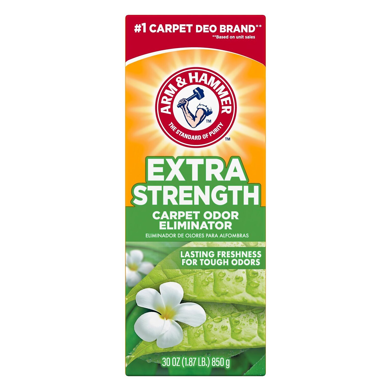Arm & Hammer Deodorizing Carpet Cleaning Powder, Fresh, 30 oz Box, 6/Carton (CDC3320011538)