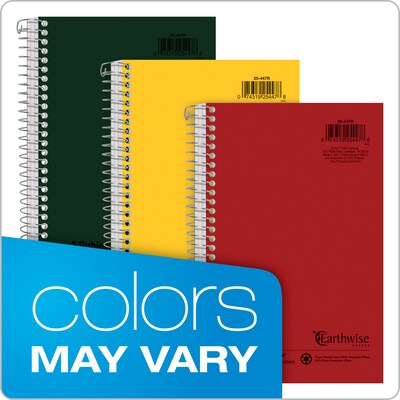 Oxford Earthwise 3-Subject Notebooks, 6" x 9.5", College Ruled, 150 Sheets (25-447R)