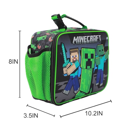 Bioworld Kids Minecraft Insulated Lunch Bag (LXY8J02MNCSB00)
