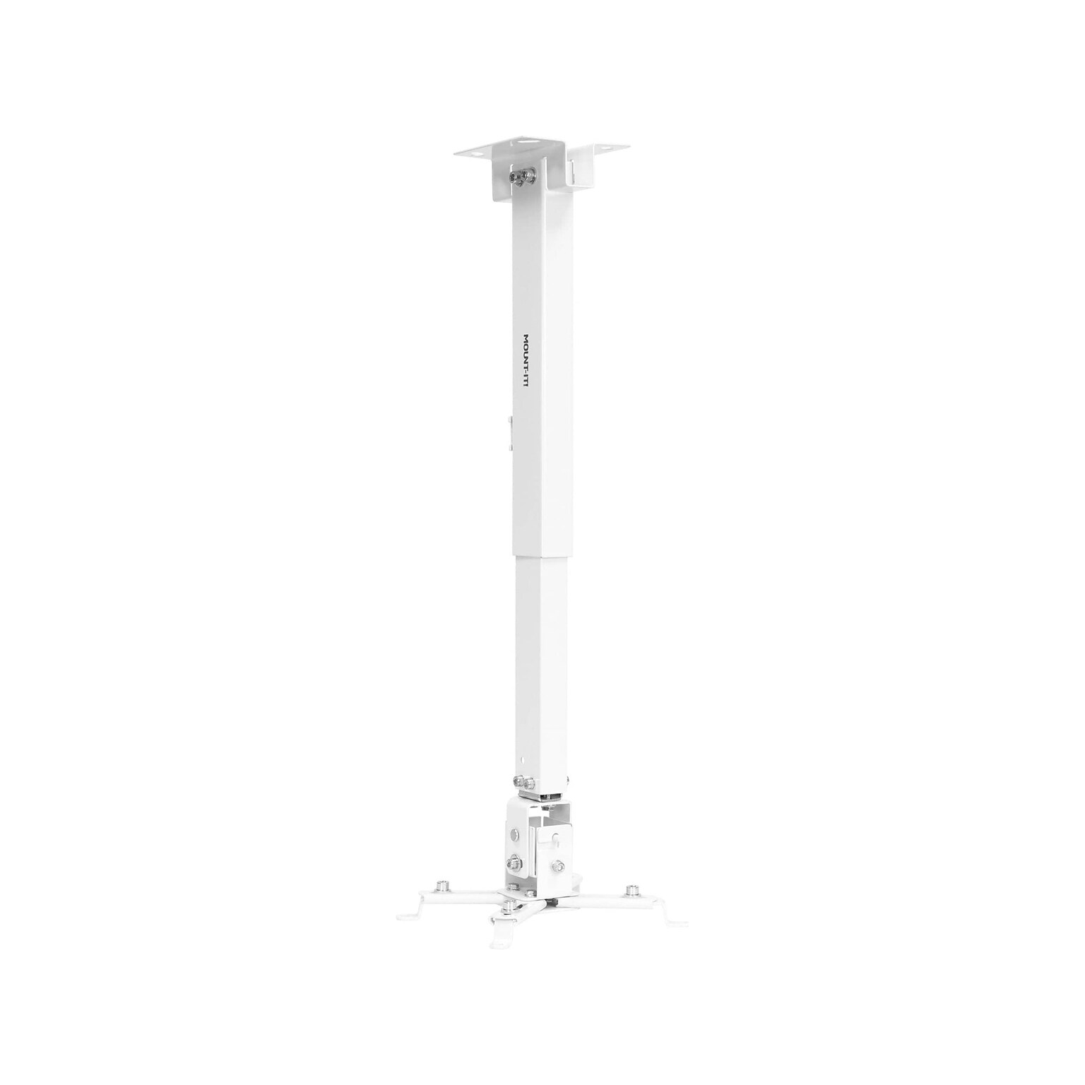 Mount-It! Universal Full-Motion Projector Wall/Ceiling Mount, White (MI-604W)