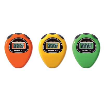 ULTRAK 310 10-Hour Event Timer Rainbow Set, 6/Set (CEI310SET)