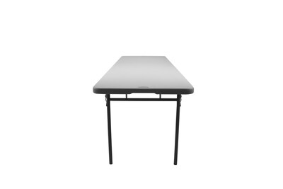 National Public Seating CMFIH Series 30 x 96 Fold-In-Half Folding Table, Grey (CMFIH3096)