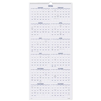 2026 AT-A-GLANCE Scenic 12" x 27" Three-Month Wall Calendar (DMW503-28-26)