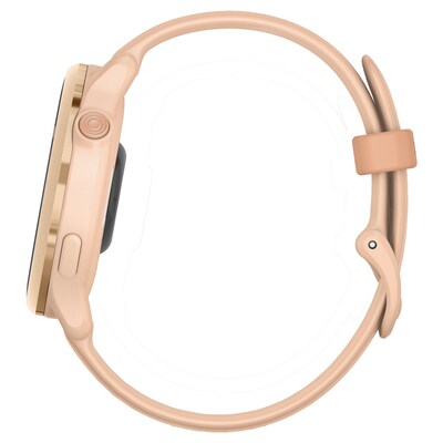 Garmin vívoactive 6 Fitness-Tracking AMOLED Smartwatch with Silicone Band, Metallic Pink Dawn (010-02985-03)