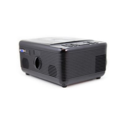 Emerson Home Theater Portable LCD Projector with Built-In DVD Player, Remote, and Projector Screen, Black (EVP-2501C)