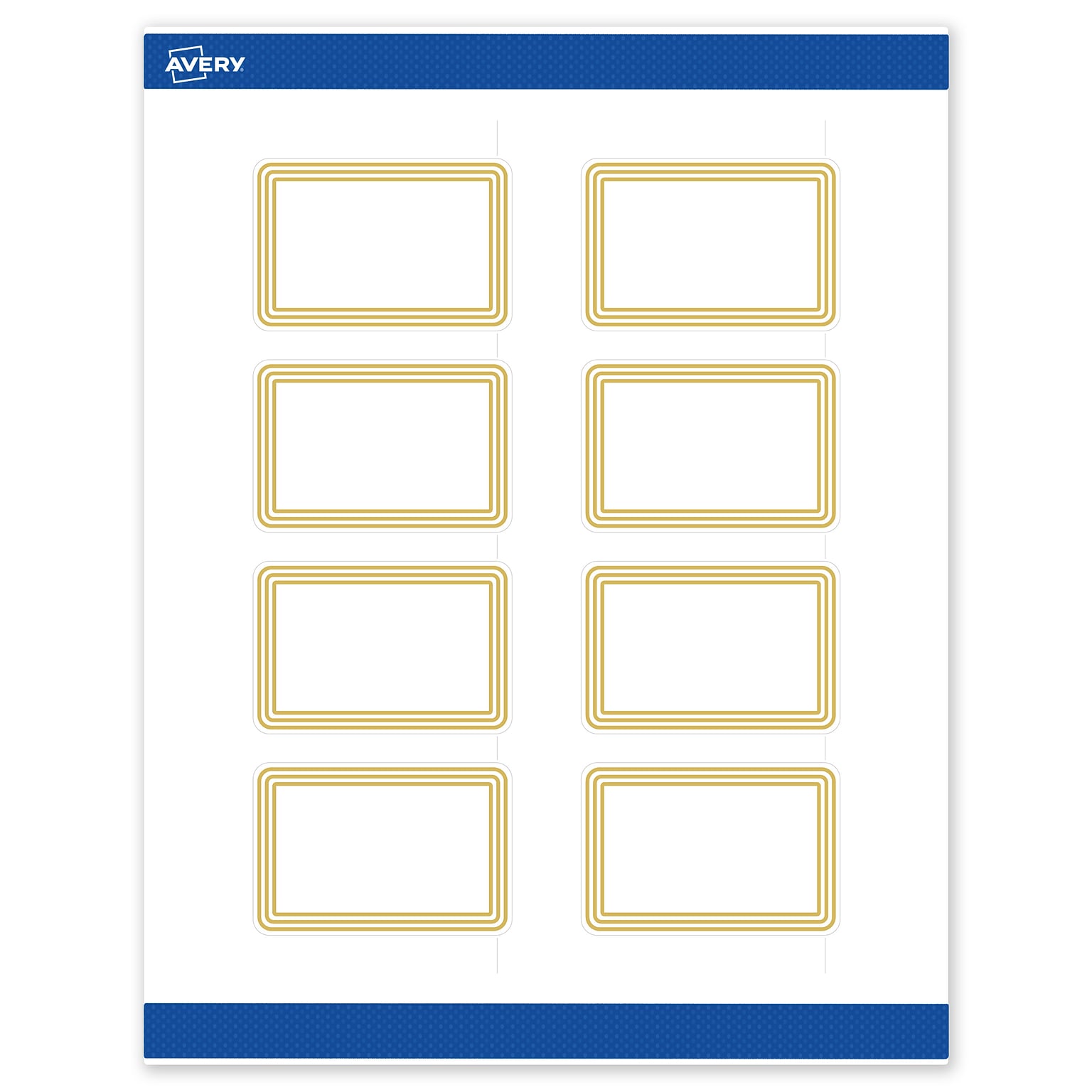 Avery Laser/Inkjet Rectangle Multipurpose Labels, 2 x 3, White, 80/Pack (S00DHF)