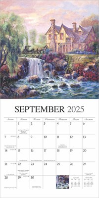 2025 Hopper Studios Bygone Days 12" x 12" Monthly Square Wall Calendar (9781773728131)