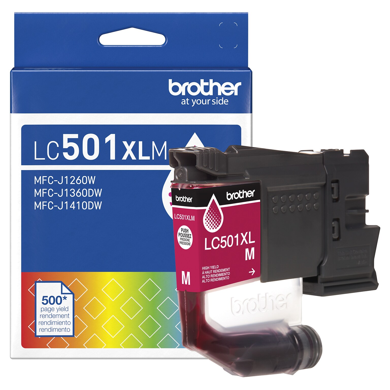 Brother LC501XL Yellow High Yield Ink Cartridge (LC501XLYS)