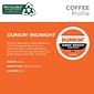 Dunkin' Midnight Coffee Keurig® K-Cup® Pods, Dark Roast, 88/Carton (400849)