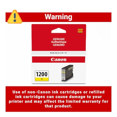Canon PGI-1200 Yellow Standard Yield Ink Cartridge (9234B001)